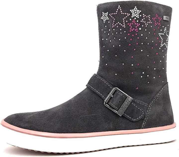 Lurchi Mädchen Solea-tex Halblange Stiefel 24 EU Charcoal, 24 EU Charcoal
