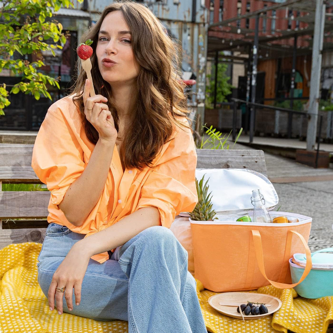 reisenthel Coolerbag Kühltasche Einheitsgrösse twist apricot, Einheitsgr&#xF6;&#xDF;e twist apricot