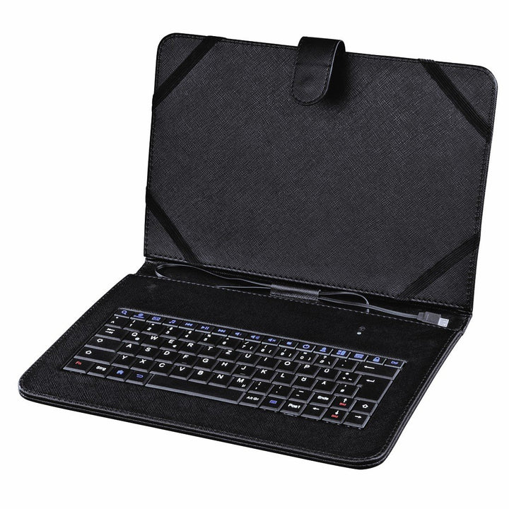 Hama Tablet-Tasche mit integrierter Tastatur (Case passend für Lenovo, Medion, TrekStor uvm, für OTG
