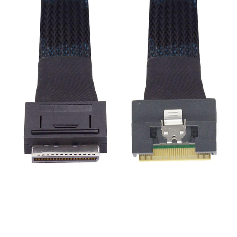 chenyang SFF-8611 8i auf SFF-8654 8i 8x Oculink PCIe PCI-Express Slimline SSD Daten Aktives Kabel 50