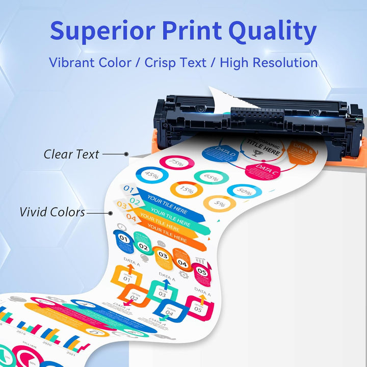 MYCARTRIDGE 219X Toner (MIT CHIP) Ersatz für HP 219X 219A für HP Color Laserjet Pro MFP 3302FDWG Ton