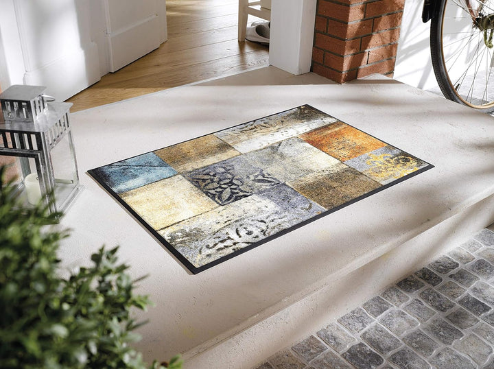 wash+dry Fussmatte, Tilea 50x75 cm, innen und aussen, waschbar, 50x75 cm
