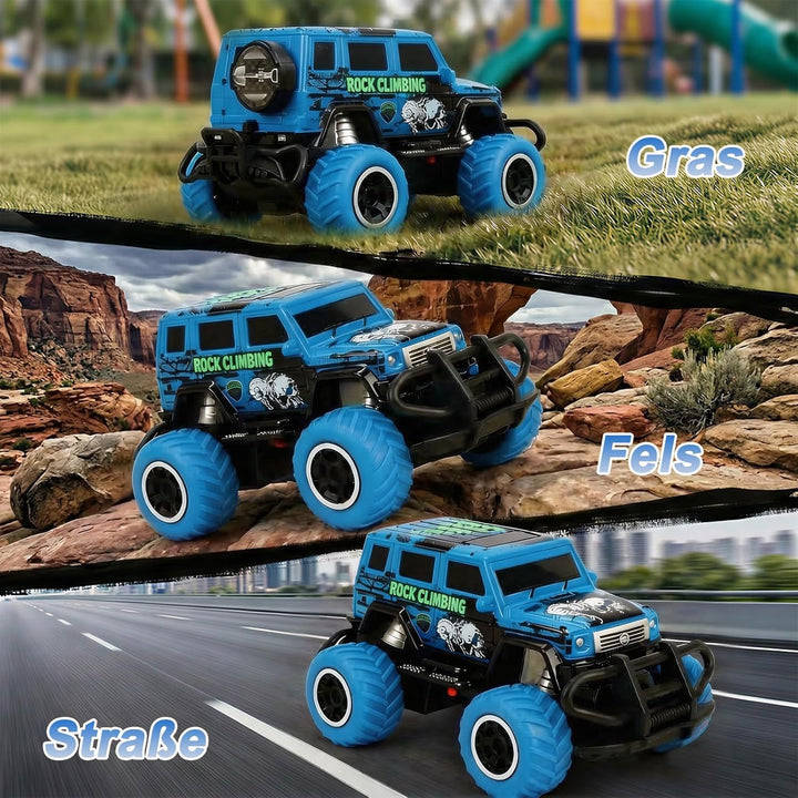 Pup Go Ferngesteuertes Auto Schnell mit Licht für Kinder 3-9 Jahr, Robust Mini RC Auto Offroad Indoo