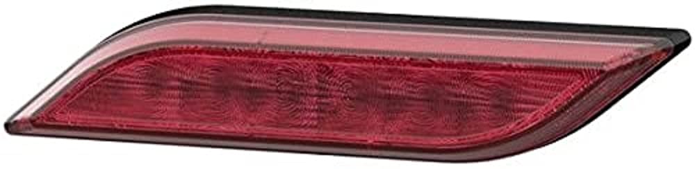 HELLA - Nebelschlussleuchte - Shapeline Style Slim - LED - 12/24V - geklebt - Lichtscheibenfarbe: ro