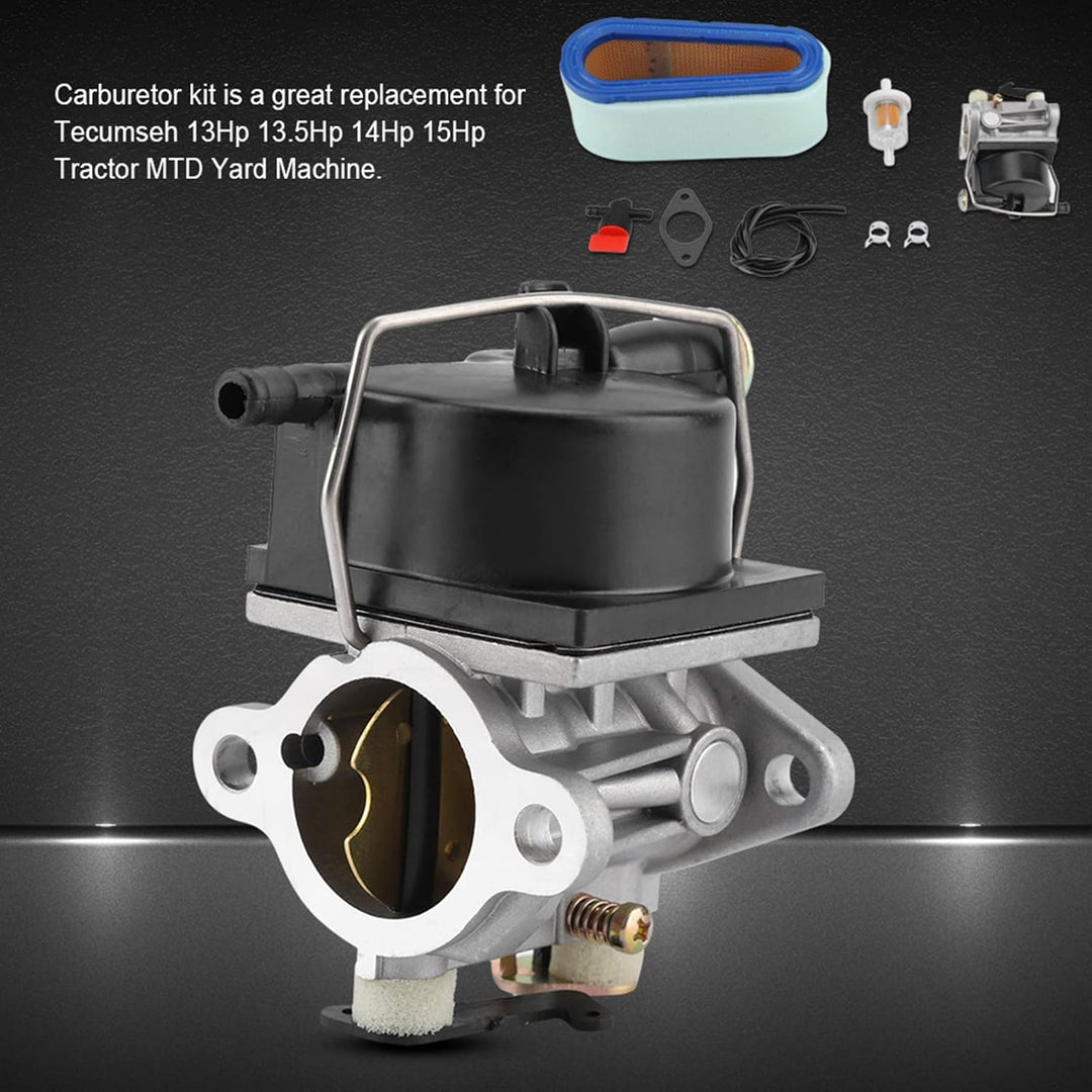 Luftkraftstofffilter Vergaser Vergaserkit für Tecumseh OHV125 OHV130 OHV135 OV358EA