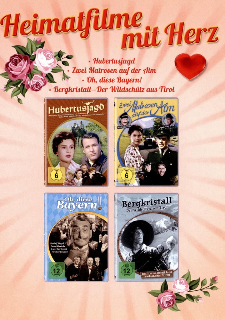 Heimatfilme mit Herz (4er-Schuber) [4 DVDs], DVD