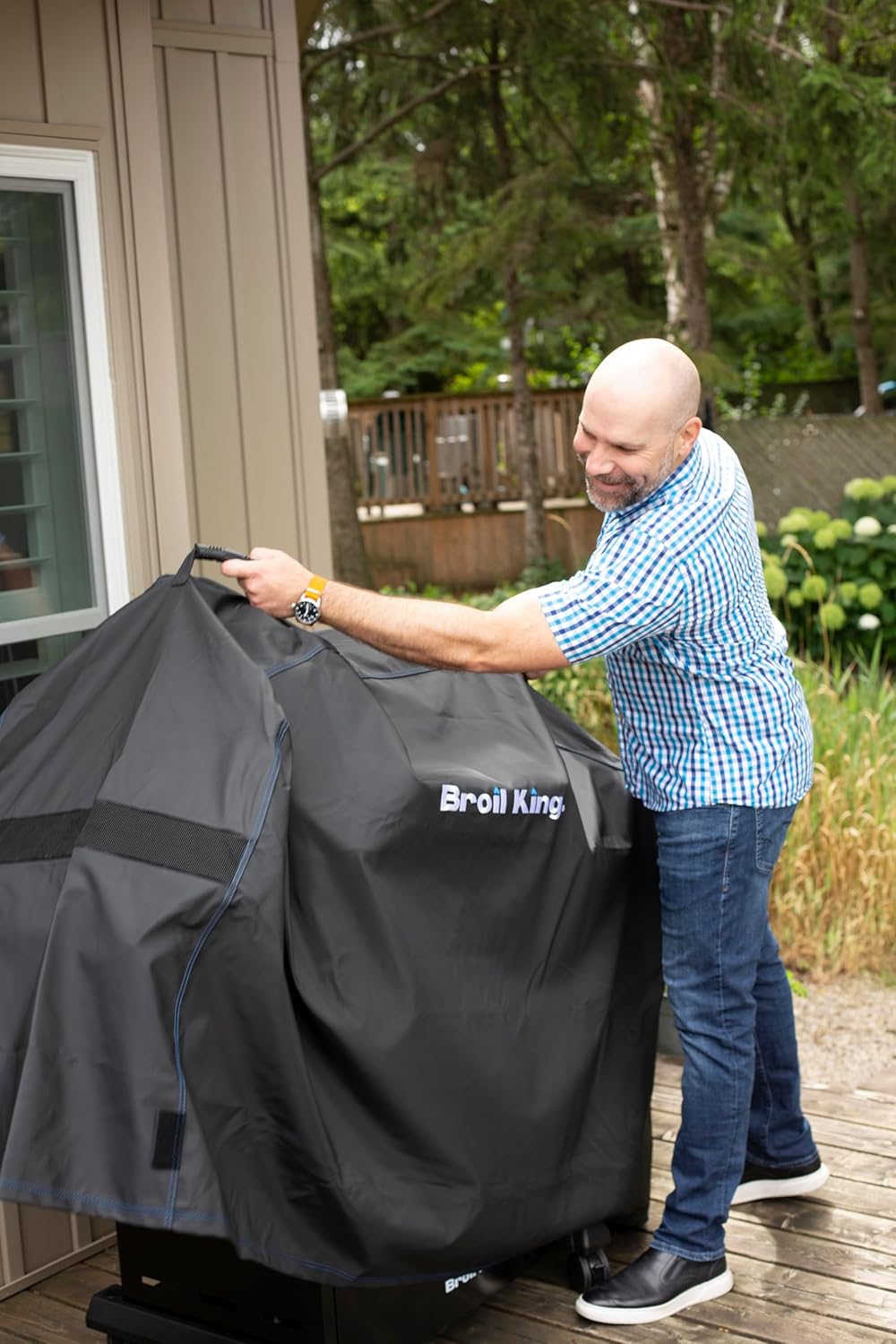 Broil King Abdeckhaube Premium für Crown/Baron 440, 490, Signet 20, 90. Grill-/Grillzubehör, Edelsta