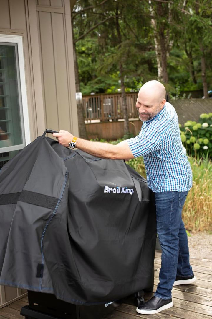 Broil King Abdeckhaube Premium für Crown/Baron 440, 490, Signet 20, 90. Grill-/Grillzubehör, Edelsta