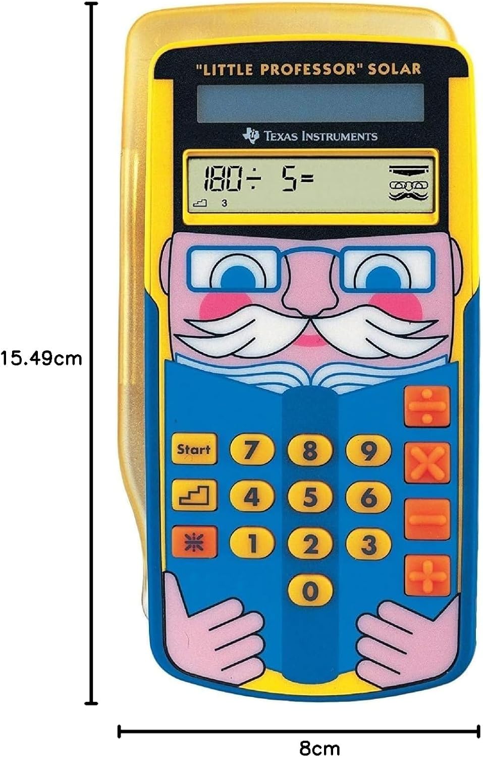 Texas Instruments Little Professor Rechentrainer (für Vor- und Grundschule, Solarbetrieben, mit 80.0