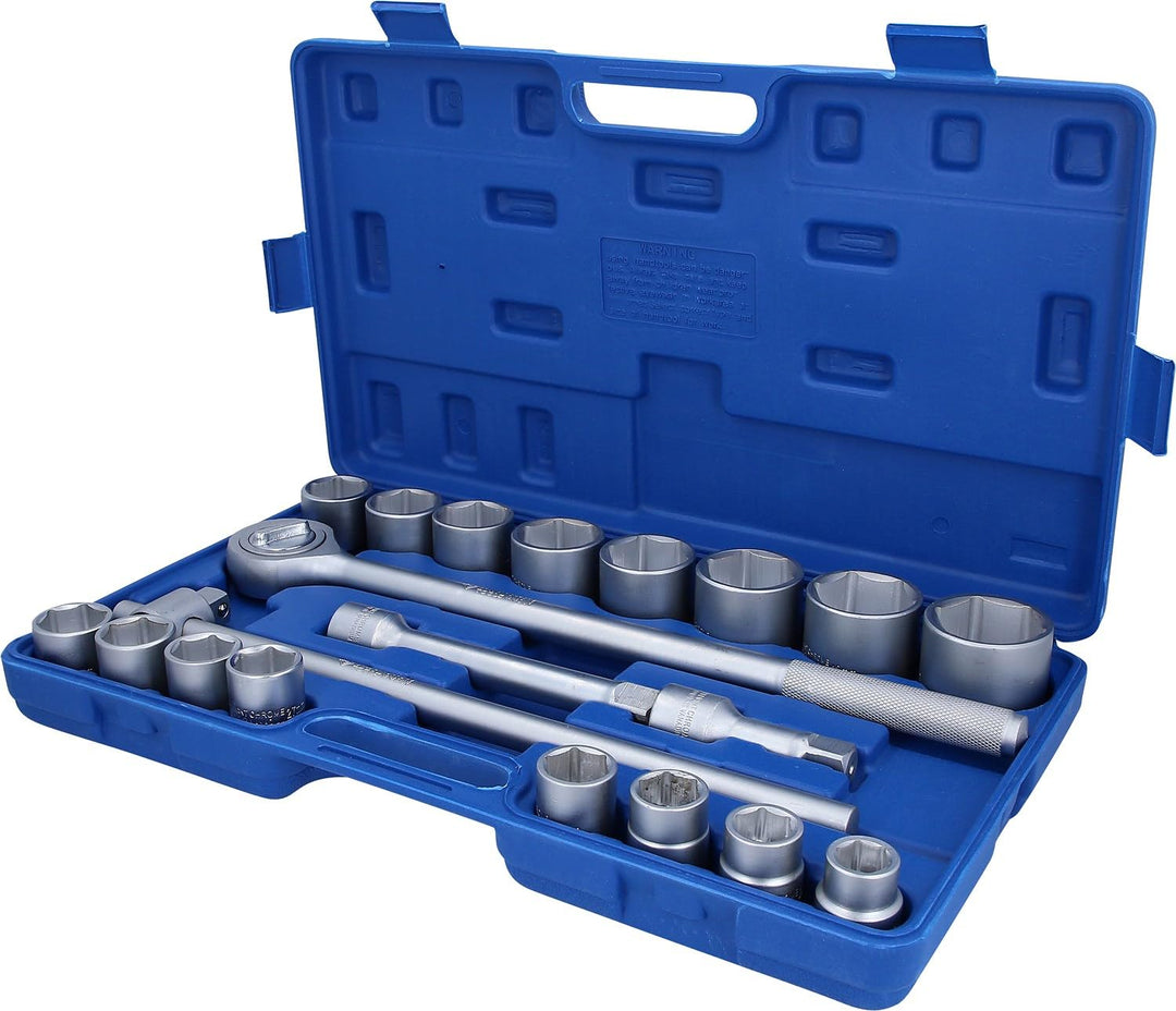 BRILLIANT TOOLS 3/4 Zoll Steckschlüssel-Satz, 20-tlg [Powered by KS TOOLS]