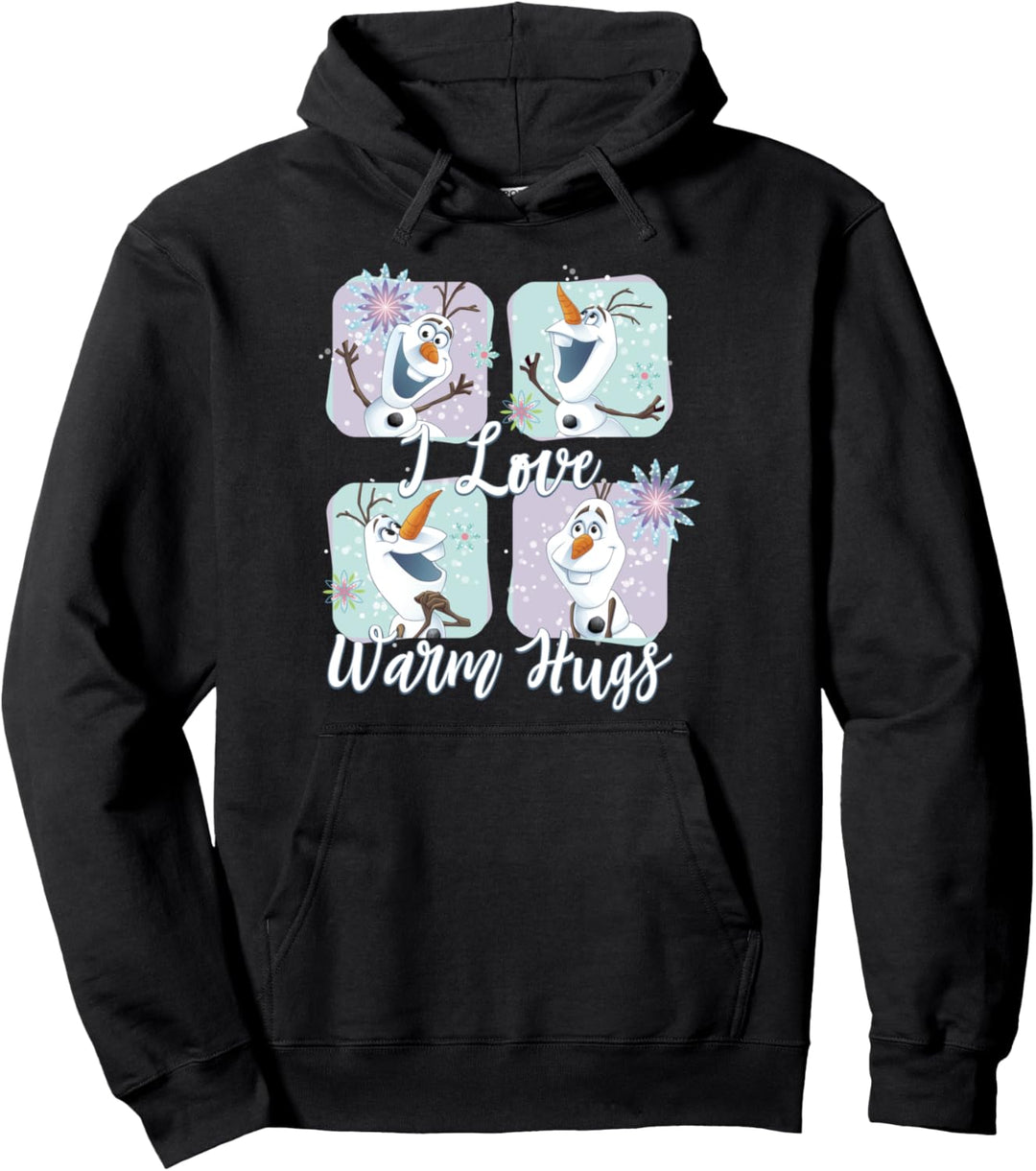 Disney Frozen Olaf Love Warm Hugs Colorful Pullover Hoodie