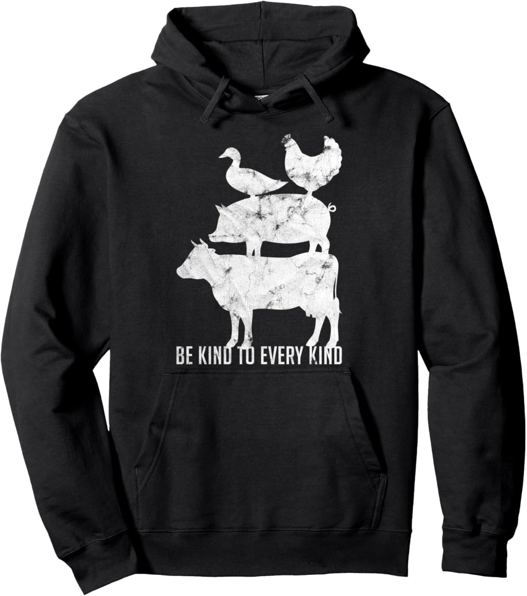 Veganer Vegetarier - Be Kind To Every Kind Geschenk Pullover Hoodie