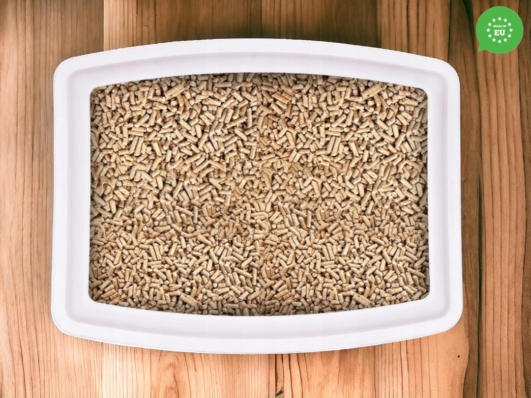 Katzenstreu Holzpellets 15 kg 30l – Holzstreu für Eine Effektive Geruchs und Feuchtigkeitskontrolle