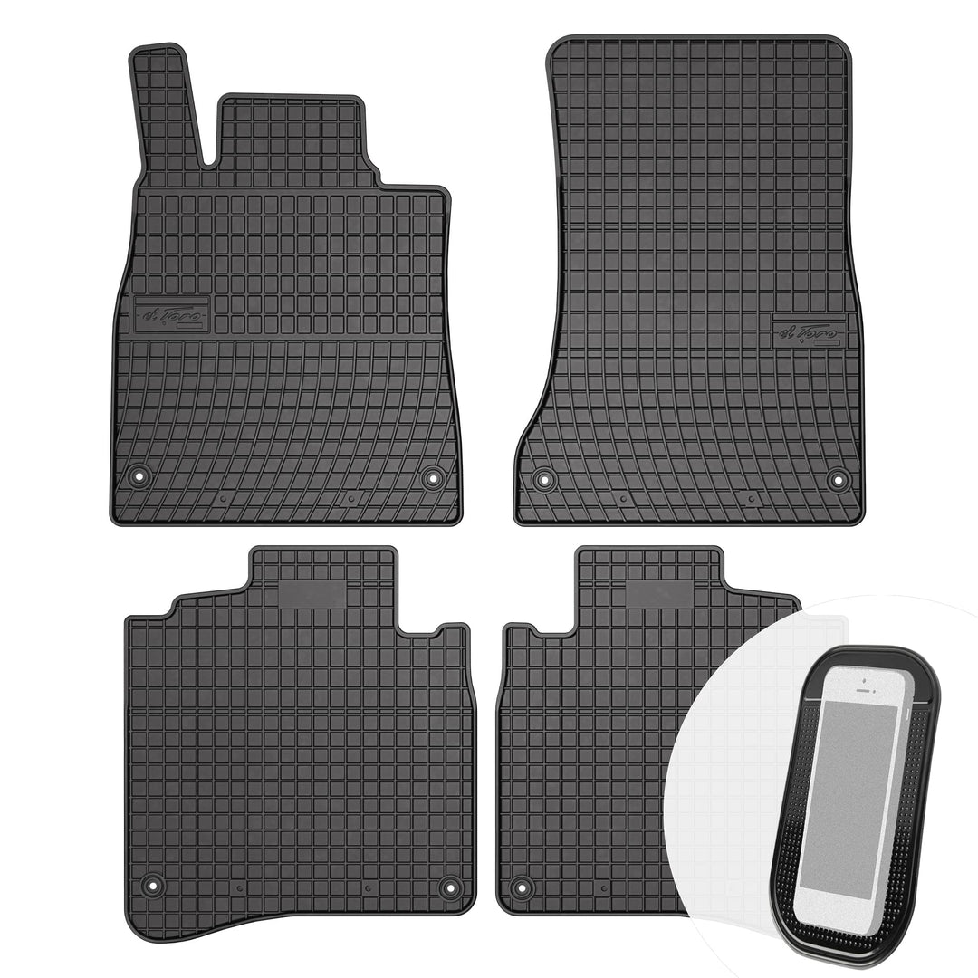 Gummimatten Auto Fussmatten Gummi Automatten Passgenau 4-teilig Set - passend für Mercedes-Benz S-Kl