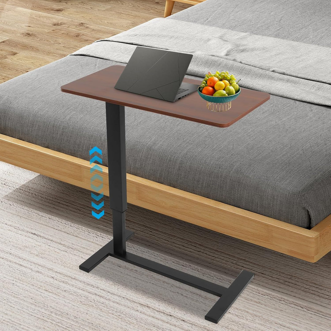 Beistelltisch Höhenverstellbar klappbar mit Rollen für Bett und Sofa