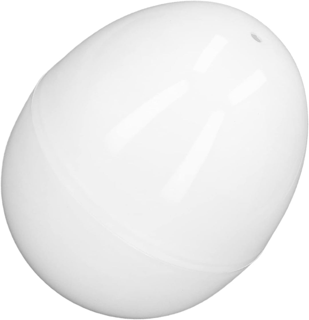 CHICIRIS Gekochter Eierkocher, 4 Eierkapazität, kompaktes Design, ABS-Material, Eierform, Wellenfunk