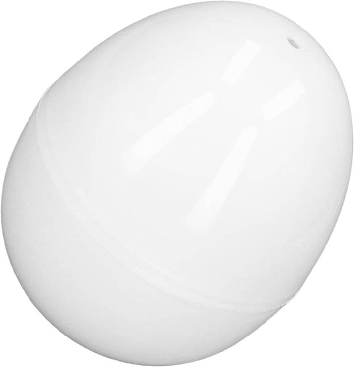 CHICIRIS Gekochter Eierkocher, 4 Eierkapazität, kompaktes Design, ABS-Material, Eierform, Wellenfunk