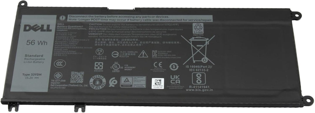 Dell 99NF2 Original Akku 56Wh für Latitude 13 (3380), 15 (7570)
