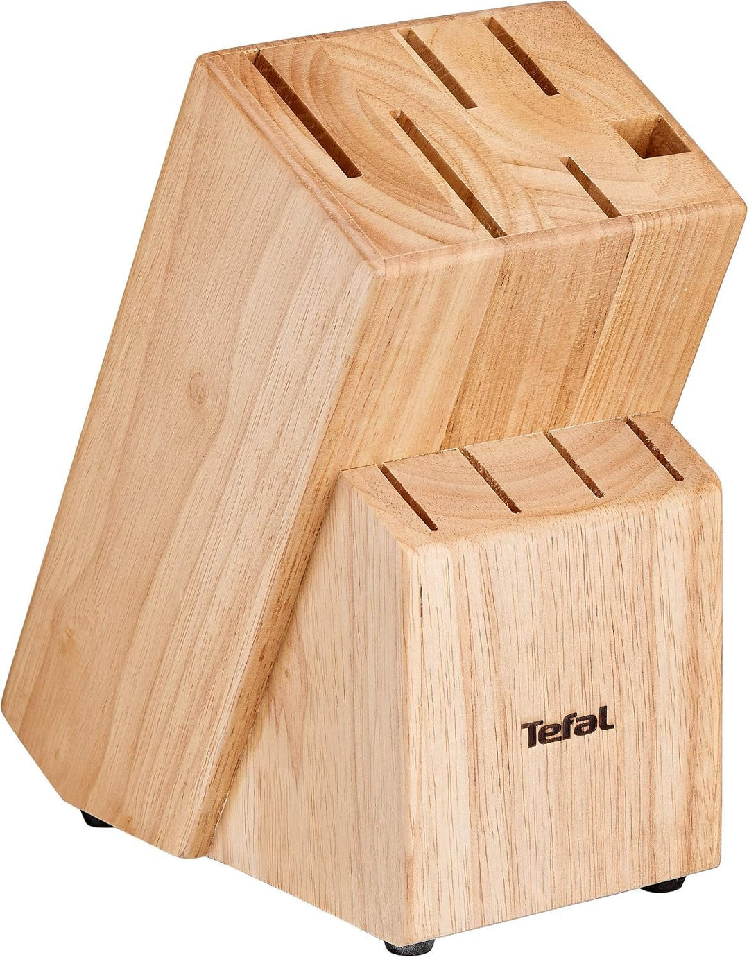 Tefal Messerblock aus Holz ohne Messer, 10 Steckplätze, Universal-Messerblock, Limited Edition, Natu