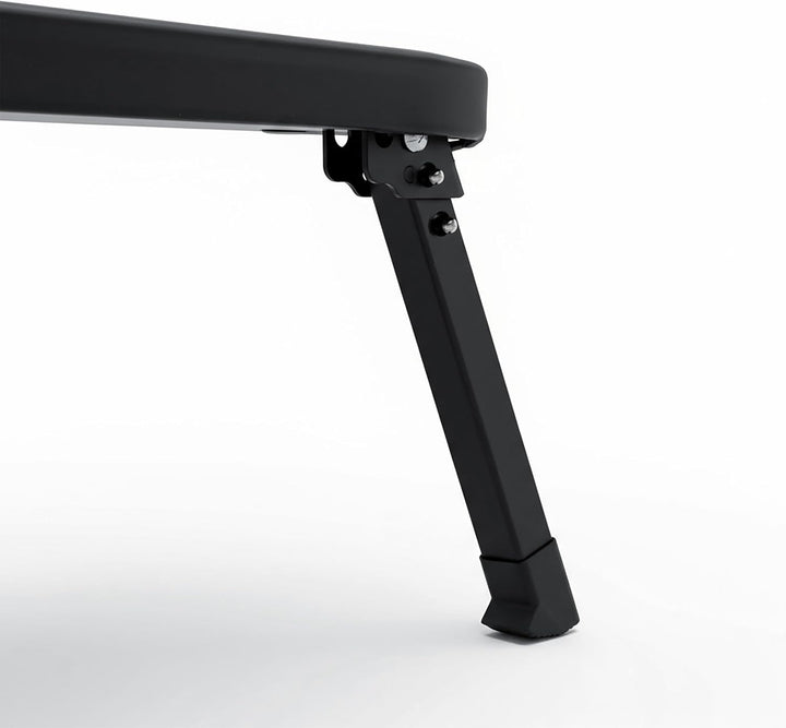 Klapptritt mit Tragegriff aus Stahl schwarz bis 150 kg - 38 x 26,5 cm - Antirutsch Badezimmer Tritth