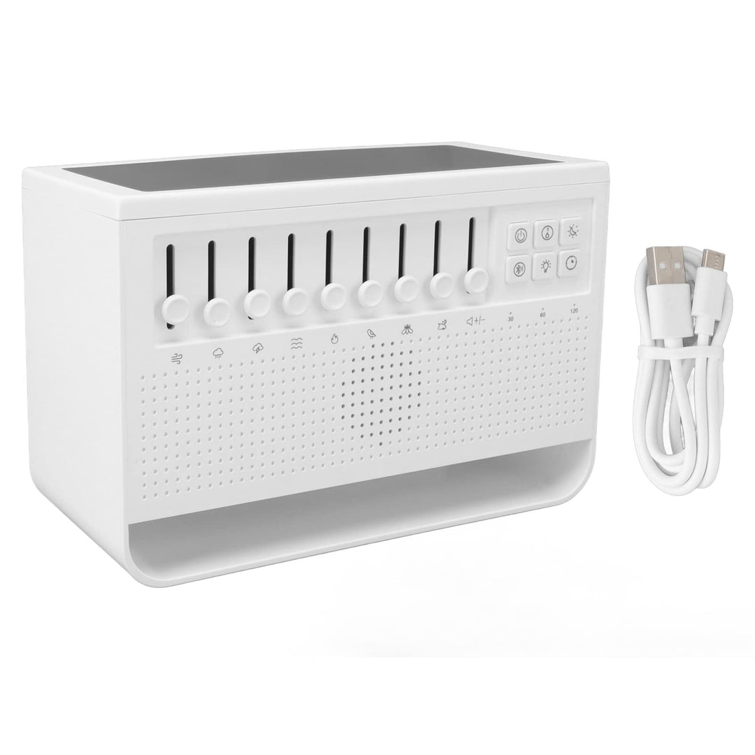 Luftbefeuchter Mit Weissem Rauschen, Flammendiffusor, USB, Weisses Rauschen, Simulationsflamme, Arom