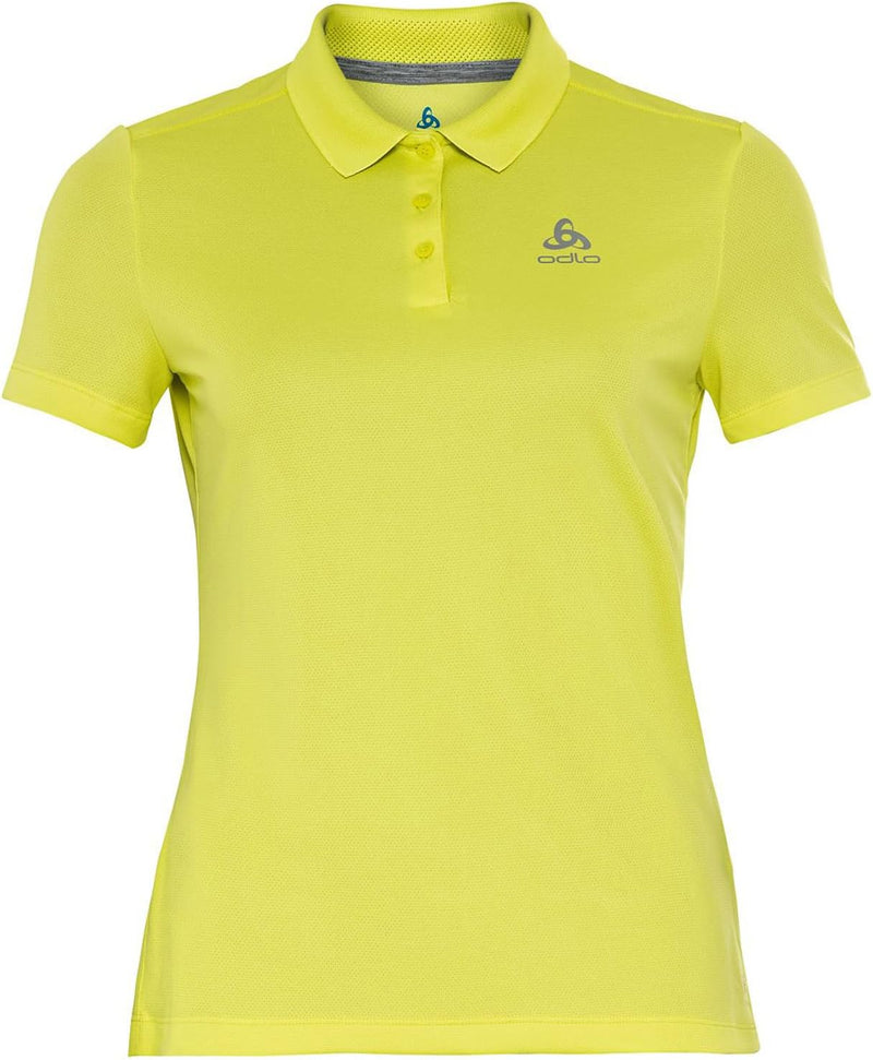 Odlo Damen F-Dry Kurzarm Polo Shirt XS Limeade, XS Limeade