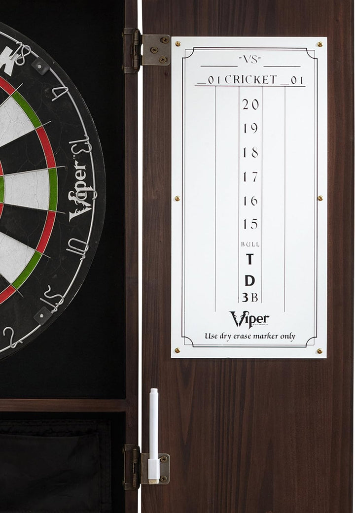 Viper Metropolitan Massivholzschrank & Sisal/Borsten, spielfertiges Bündel mit Steelspitzen-Darts, i