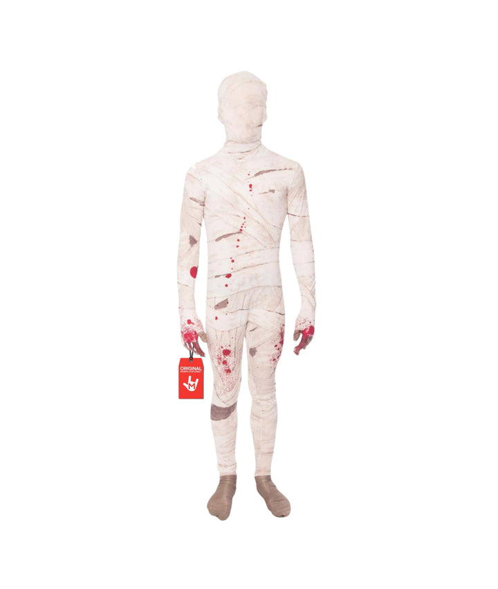Morphsuits Mumie Kostüm Kinder, Monster Verkleidung, Faschingskostüm Jungen Mädchen - S (94cm-107 cm
