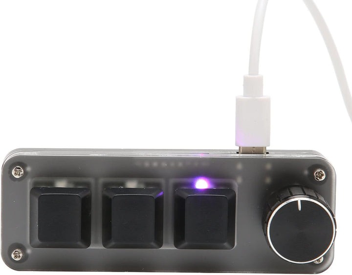 Dpofirs OSU Keypad Gaming Tastatur, 3 Tasten Hot Swap Spieletastaturen Mechanische USB RGB Tastatur