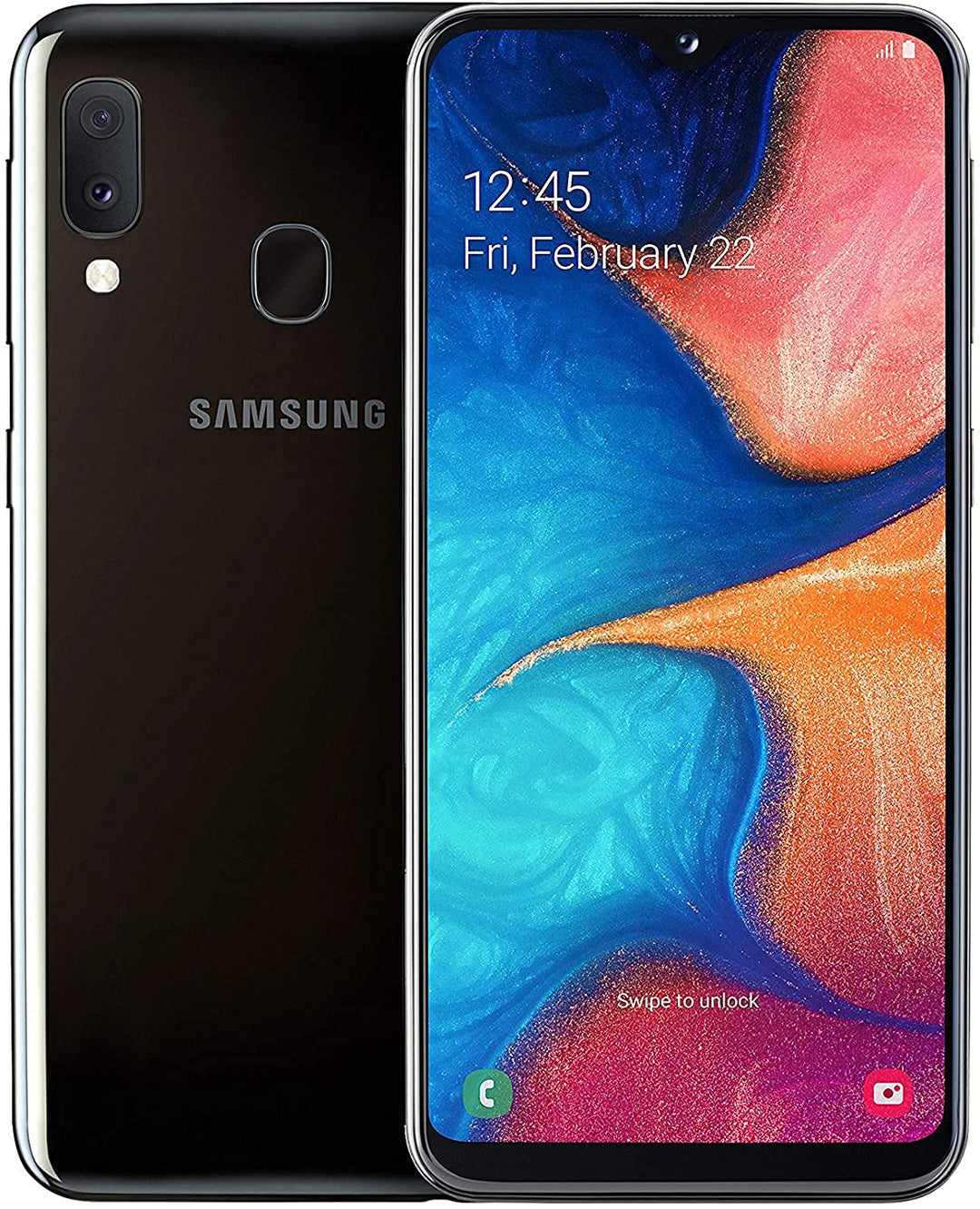 Samsung Galaxy A20E 32 GB 14,7 cm (5,8 Zoll) 13 MP Dual-SIM SIM-freies Smartphone in Schwarz (erneue