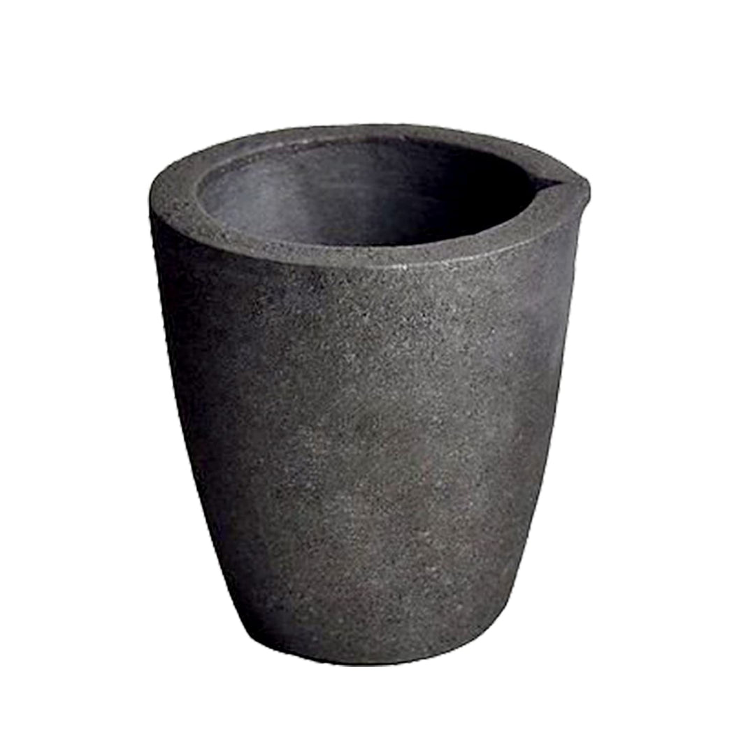 MegaCast, Guss-Tiegel, Graphit-Tiegel mit Ausgiesser, für Ofen, Fackel, Schmelzen, Giessen, Verfeine