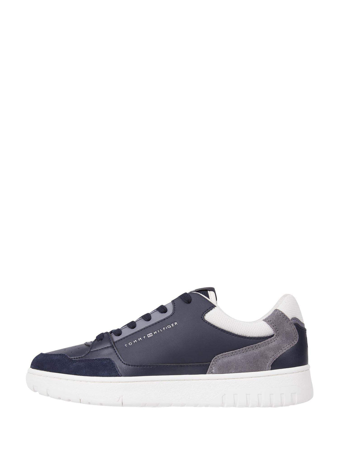 Tommy Hilfiger Herren Cupsole Sneaker TH Basket Core Rwb Schuhe 40 EU Desert Sky, 40 EU Desert Sky