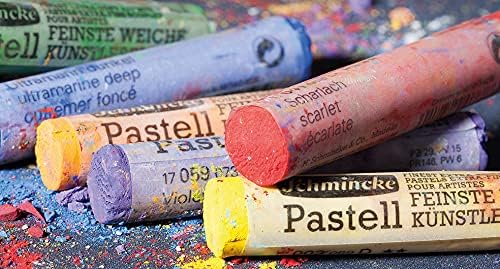 Schmincke – Pastell, Grundsortiment mit 10 Farben, 77 210 097, Kartonset mit 10 Pastellstiften, hand