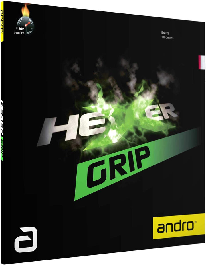 ANDRO Belag Hexer Grip grün 1,9 mm, grün 1,9 mm