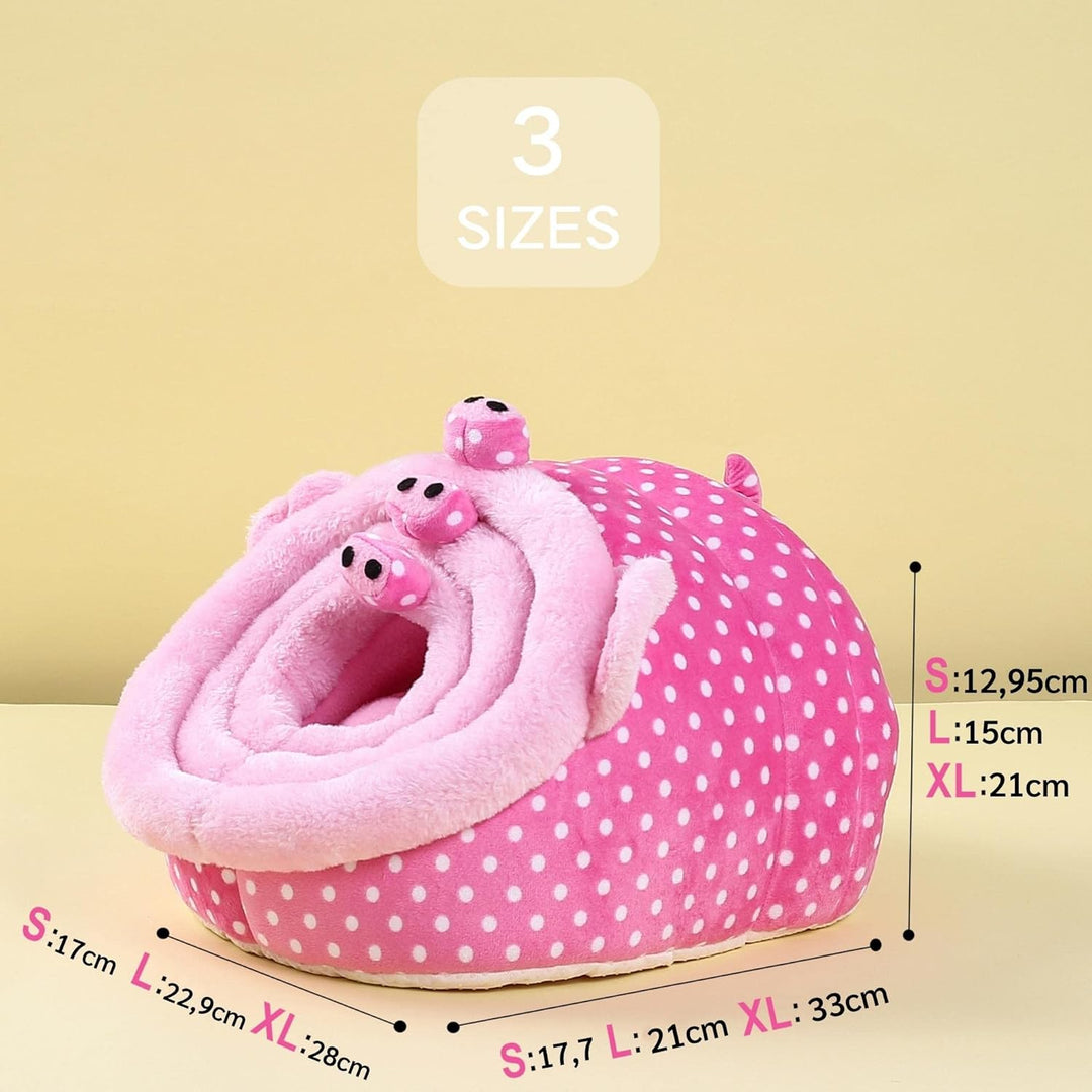 JanYoo Kleintierhöhle für Chinchilla, Igel, Meerschweinchen, Käfigzubehör, Spielzeug, für Bartagame,