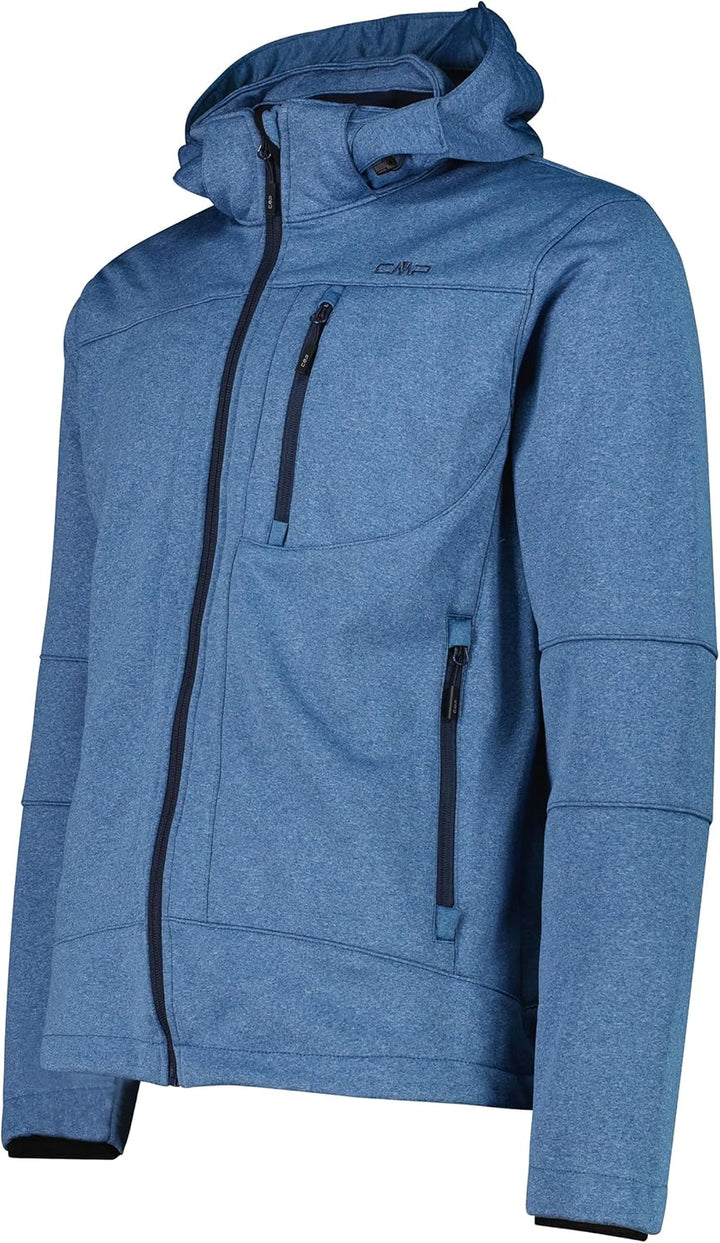 CMP Herren Zip Kapuzenjacke 50 Blaustein Mel., 50 Blaustein Mel.