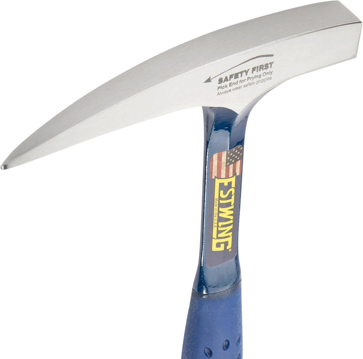 Estwing E3-14P 14 oz Rock Pick with Pointed Tip & Shock Reduction Grip by Estwing 390g, Ø 14x14 mm V