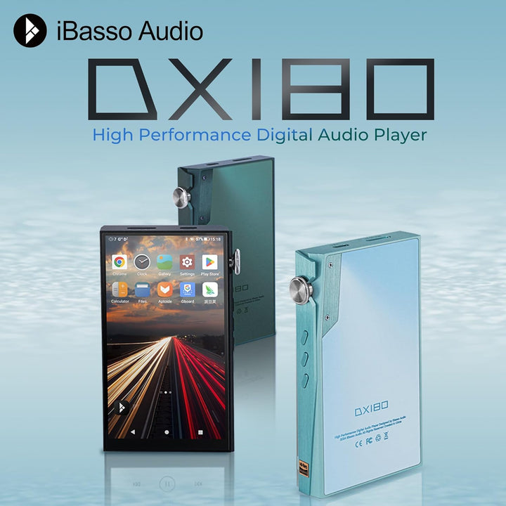 iBasso DX180 Digitaler Audio-Player (128 GB, Schwarz) 128 GB - Schwarz, 128 GB - Schwarz