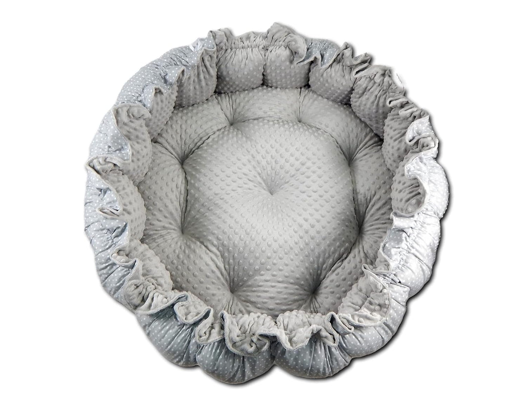 LOOLAY ENGELSNEST Kingsize XXL BABYNEST Nestchen-Ø 90cm Krabbledecke-Ø 155cm 2seitig Babynestchen Ba