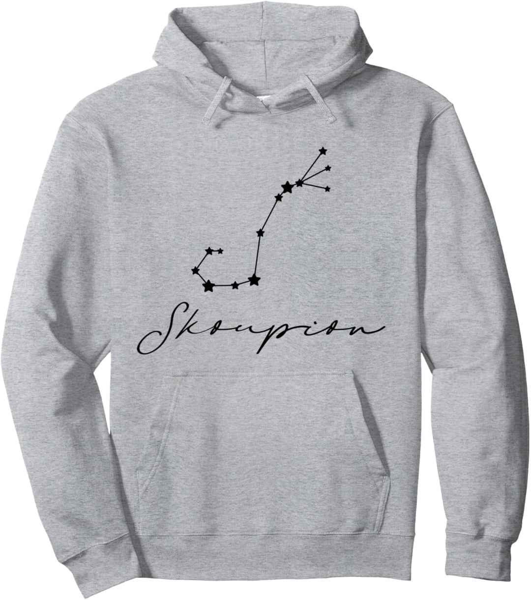 Skorpion Sternzeichen Grafik Geschenk Horoskop Tierkreiszeic Pullover Hoodie