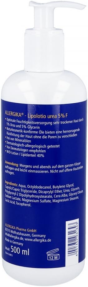 ALLERGIKA Lipolotio urea 5% F 500 ml