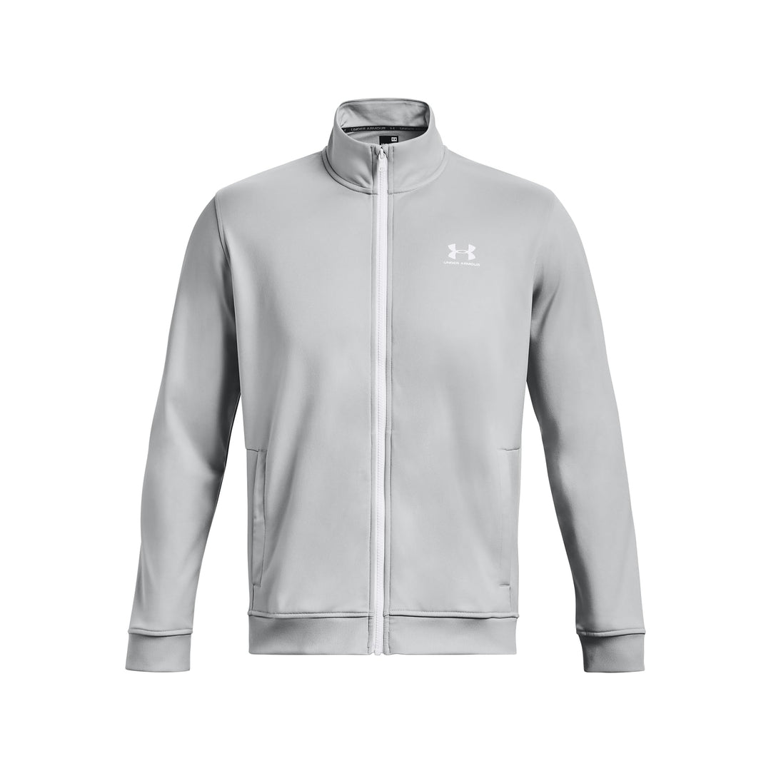 Under Armour Herren Sportstyle Tricot Jacke Sweatshirt XS Modgrau/weiss, XS Modgrau/weiss