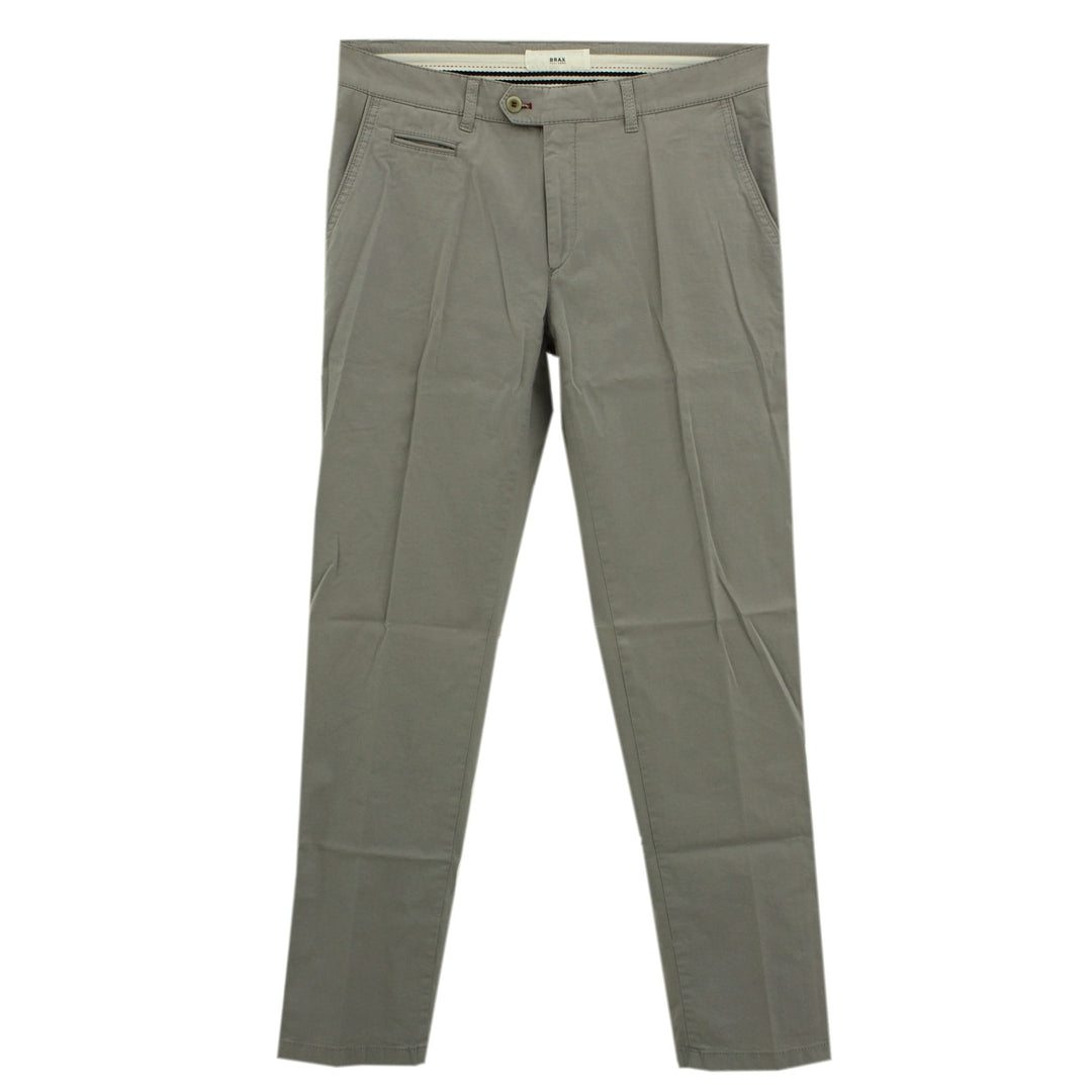 BRAX Herren Chino Jeans Hose Everest Gabardine Stretch Ultralight Grey 48 Grau, 48 Grau