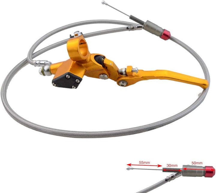 GOOFIT 7/8” Kupplung CNC Hauptzylinder Vertikalmotor Ersatz für 125cc - 250cc Offroad Motorrad ATV G