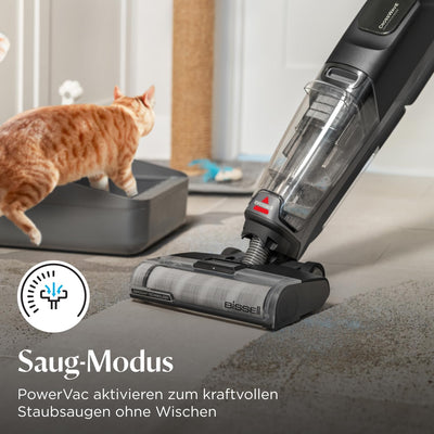 BISSELL CrossWave OmniForce Edge, Kabelloser Nass Trockensauger, Saugen & Wischen in Einem oder nur