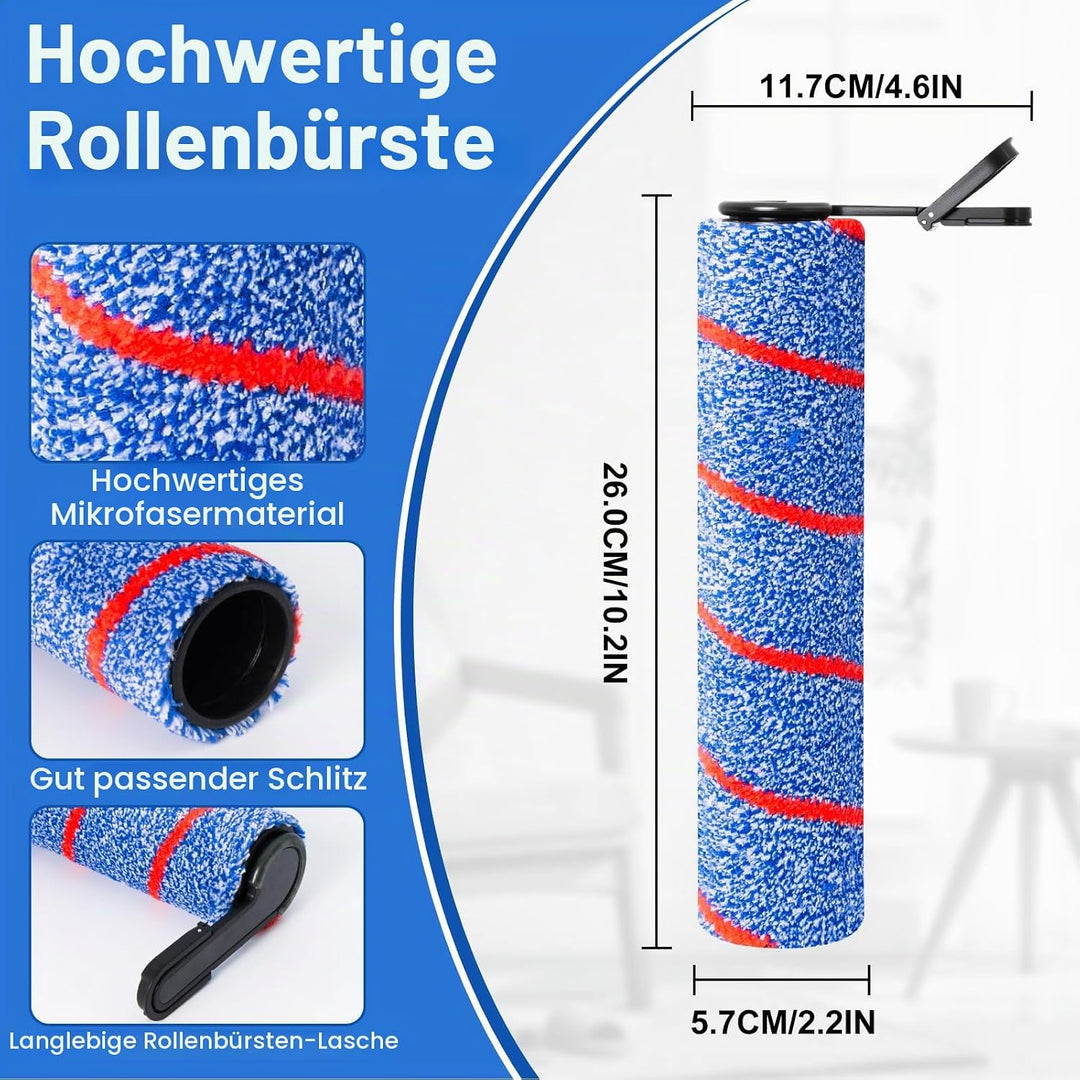 Ersatzbürstenrolle und HEPA-Filter für Tineco Floor One S7 Artist/stretch S6/SWITCH S6/S7 Stretch Ul