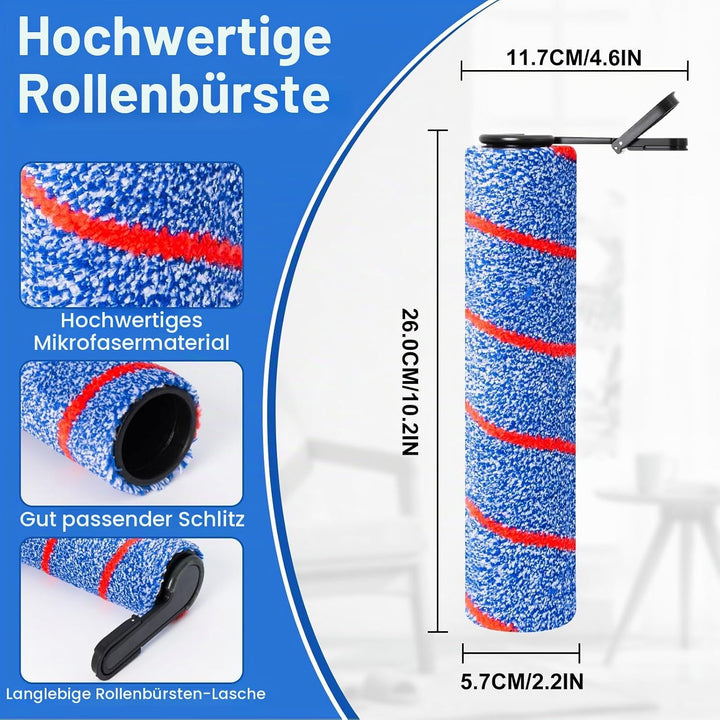 Ersatzbürstenrolle und HEPA-Filter für Tineco Floor One S7 Artist/stretch S6/SWITCH S6/S7 Stretch Ul