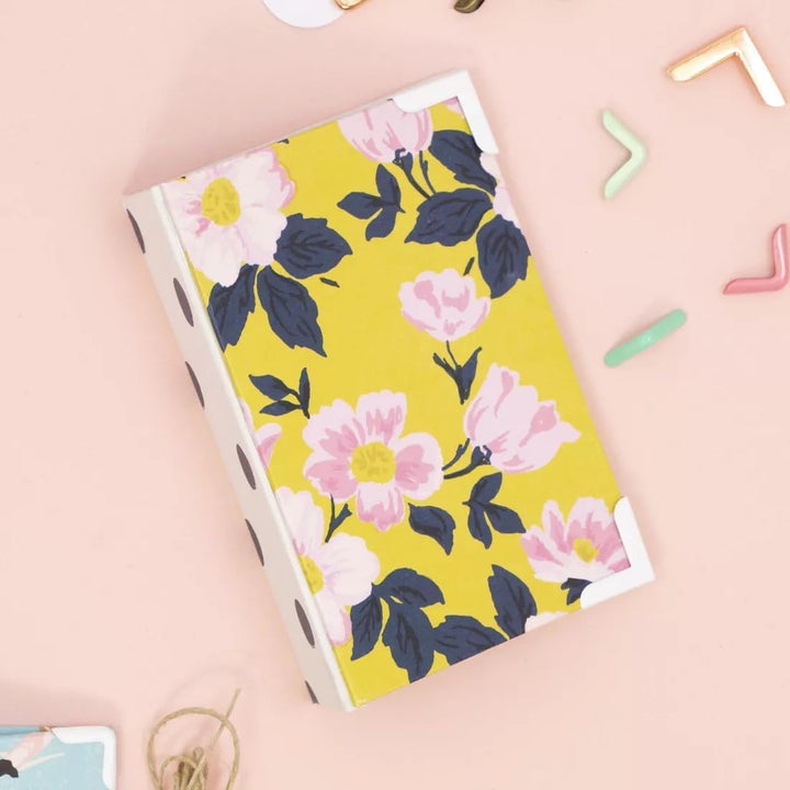 Craftelier - Packung mit 4 grossen weissen Metallecken für Scrapbooking und andere Bastelprojekte wi