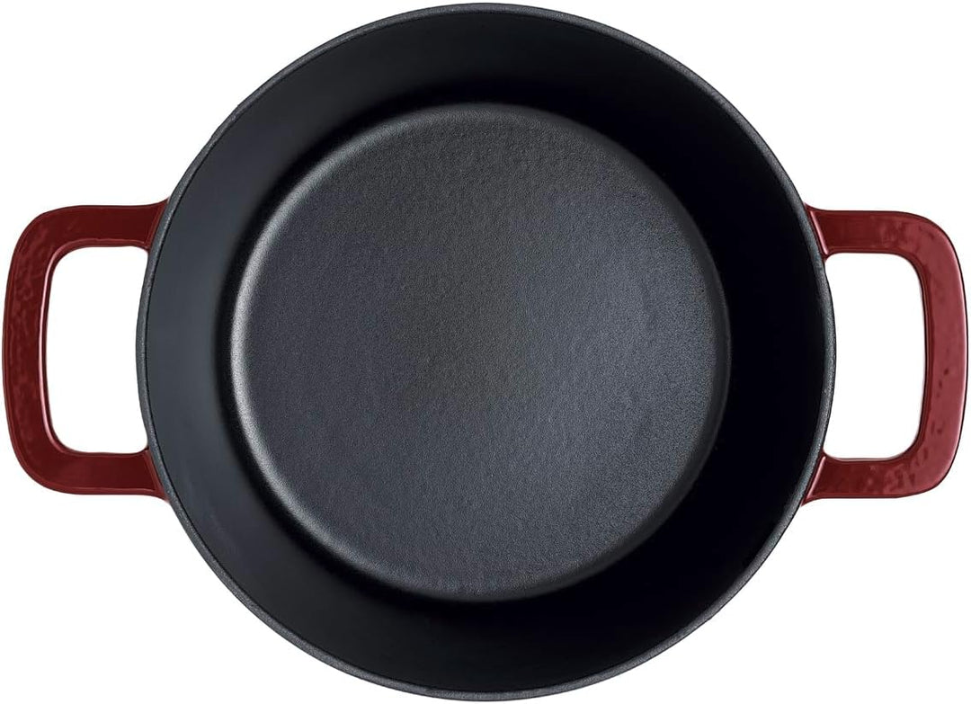Fissler Moments Collection / Emaillierter Gusseisen-Bräter, rund (Ø 24 cm) Cast-Iron Topf, Cocotte A
