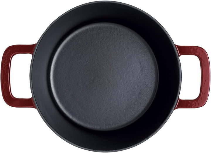 Fissler Moments Collection / Emaillierter Gusseisen-Bräter, rund (Ø 24 cm) Cast-Iron Topf, Cocotte A